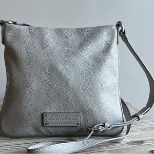 Marc Jacobs Gray Leather Crossbody Bag